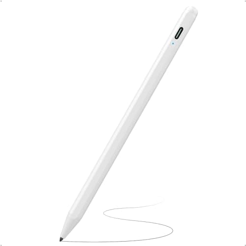 Stylus Pen for iPad (2018-2025) with Fast Charging & Palm Rejection, Pencil for Apple iPad 11th A16/10/9/8/7/6th, Pro 11“13”M4/12.9 inch, Air 11/13 inch M3 2025&M2 2024/5/4/3rd, Mini A17 Pro/6/5th - Image 1