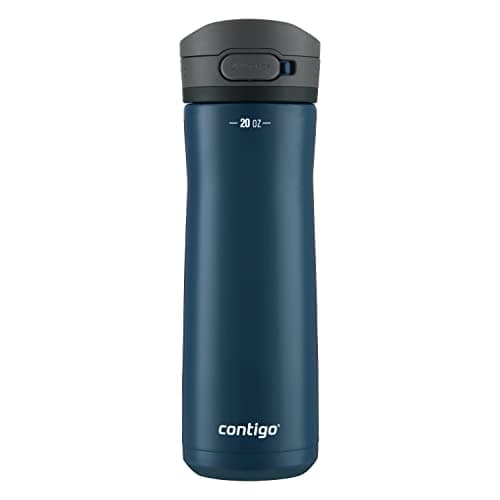 Contigo Jackson Chill 2.0, Vacuum-Insulated Stainless Steel Water Bottle with Secure Lid, Leak-Proof Travel Friendly, 20oz Capacity, Blueberry Color, Keeps Drinks Cold for 12 Hours - Image 1