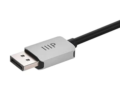 Monoprice DisplayPort 1.4 Cable to 8K HDMI - 8K@60Hz, Up to 32.4Gbps Bandwidth, 32AWG, 6 Feet, Black - Image 3