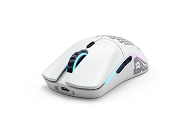 Glorious Model O Wireless Gaming Mouse - Superlight, 69g Honeycomb Design, RGB, Ambidextrous, Lag Free 2.4GHz Wireless, Up to 71 Hours Battery - Matte White - Image 2