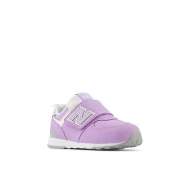 New Balance Baby 574 V1 Essentials Comfort New-b Hook and Loop Sneaker, Lilac Glo/Bright Lavender, 3 Wide US Unisex Infant - Image 4