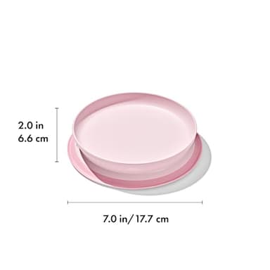 OXO Tot Stick and Stay Suction Plate - Blossom - Image 2