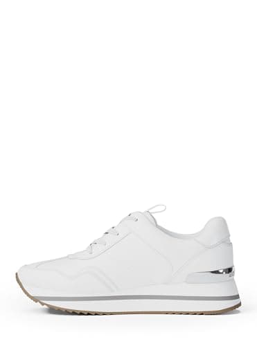 Michael Kors Women's Raina Trainer, Optic White, 8 - Image 3