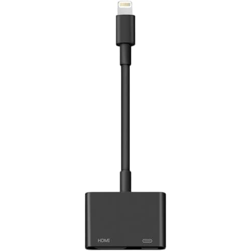 Lightning to HDMI Adapter for iPhone, [Apple MFi Certified] Digital AV Dongle,1080P Sync Screen Cable with Lightning Charging Port for iPhone, iPad to TV/Projector/Monitor No Need Power Supply - Image 1