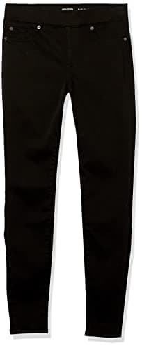 Amazon Essentials Women's Mid-Rise Stretch Pull-On Jegging - Discontinued Colors, Black, 14 Short - Image 6