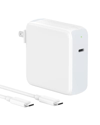 96W USB C Charger for MacBook Pro 16, 15, 14, 13 inch 2025 2024, 2023, 2022, 2021, M4 M3 M2 M1 MacBook Air, USBC Laptop Power Adapter, iPad, LED, 6.6ft 5A Cable Charging as Fast as Original Quality - Image 1