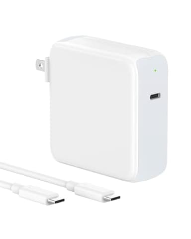 96W USB C Charger for MacBook Pro 16, 15, 14, 13 inch 2025 2024, 2023, 2022, 2021, M4 M3 M2 M1 MacBook Air, USBC Laptop Power Adapter, iPad, LED, 6.6ft 5A Cable Charging as Fast as Original Quality - Image 1