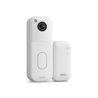 Blink Video Doorbell (newest model) – Head-to-toe HD view, two-year battery life, and simple setup. Sync Module Core included – System (White) - Image 1