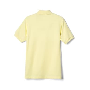 French Toast Boys Short Sleeve Pique Polo Shirt (Standard & Husky), Yellow, 6-7 - Image 2