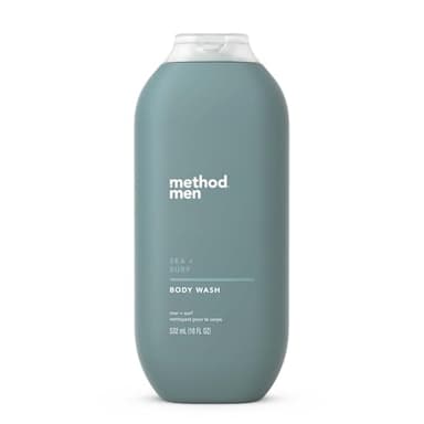 Method Men Body Wash, Sea + Surf, Paraben and Phthalate Free, 18 fl oz (Pack of 1) - Image 1