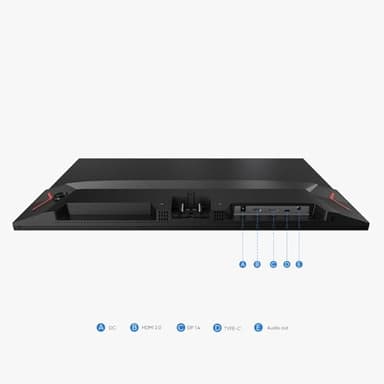 ARZOPA 27" 180HZ Gaming Monitor -2K QHD 2560x1440 Fast IPS Computer PC Display 115% sRGB Adaptive-Sync 1ms Response, 1x Display Port 1.4, 1x HDMI 2.0, 1x USB C -M1RC - Image 7