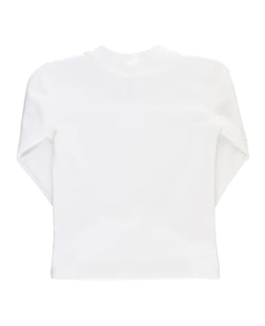 RUGGEDBUTTS Long Sleeve Rash Guard - White - 12-18m - Image 5