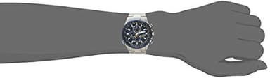 Citizen Men's Eco-Drive Sport Luxury World Chronograph Atomic Time Keeping Watch in Stainless Steel, Blue Dial (Model: AT8020-54L) - Image 8