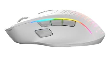 Glorious Gaming Model I 2 Wireless Gaming Mouse - Hybrid 2.4Ghz & Bluetooth, 75g Superlight, 9 Buttons (2 Swappable), RGB, PTFE Feet, MMO/MOBA/FPS, Long Battery Life, Side Thumb Rest - White - Image 4
