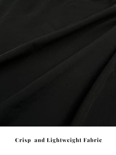 AnotherChill Womens Tennis Dress Built-in Bra & Matching Shorts Pockets Workout Dresses Athletic Outfits Cut Out Two Piece (Black, Small) - Image 6