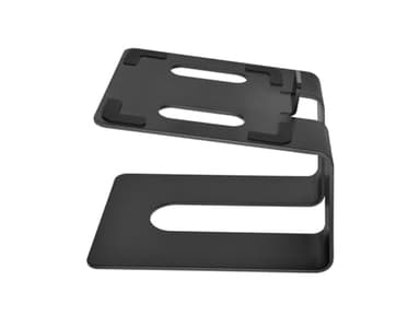 Monoprice Tilted Metal Desktop Bookshelf Speaker Stands Risers Pair with Vibration Absorption Pads, Supports up to 33lbs with 10° of Tilt, Perfect for Most Fit Bookshelf Speakers and Studio Monitors - Image 3