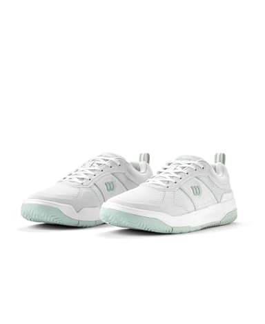 WILSON Women's Pickle Pro Sneaker, White/Surf Spray, 7.5 - Image 7