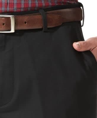 Dockers Men's Relaxed Fit Comfort Khaki Pants, Black Metal, 42W x 30L - Image 4