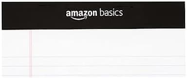 Amazon Basics Narrow Ruled Lined Writing Note Pad, 5 inch x 8 inch, White, 12 Count (12 Pack of 50 pages - Image 4