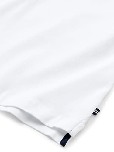 Nautica mens Short Sleeve Solid Stretch Cotton Pique Polo Shirt, Bright White, Small US - Image 5