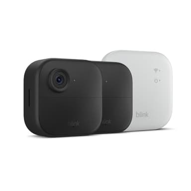 Blink Outdoor 4 XR – two-year battery wireless camera with 4x security coverage, 1000 ft open-air range or 400 ft with typical use — 2 camera system - Image 1