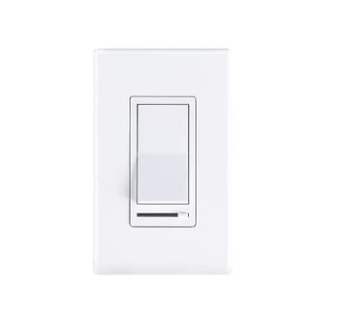 Cloudy Bay in Wall Dimmer Switch for LED Light/CFL/Incandescent,3-Way Single Pole Dimmable Slide,600 Watt max,Cover Plate Included - Image 1