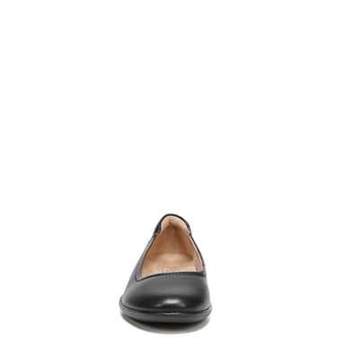 Naturalizer Womens Flexy Comfortable Slip On Round Toe Ballet Flats ,Black Leather,9.5 M US - Image 2