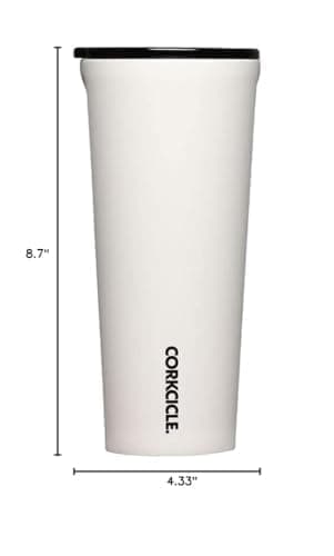 Corkcicle Classic Tumbler - Keeps Drinks Cold for 9 Hours & Hot for 3 - Triple-Insulated Stainless Steel - Holiday Tumbler Gift - 24 oz - Dune - Image 2