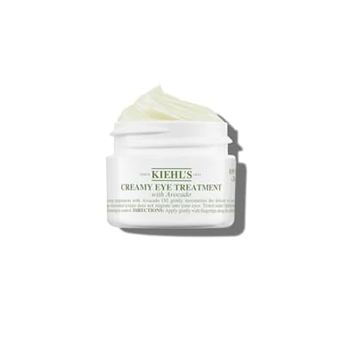 Kiehl's Avocado Eye Treatment, Nourishing and Hydrating Eye Cream, Avocado Oil and Caffeine to Energize and Invigorate Skin, Tired Eyes, 99% Naturally Derived Formula - 0.5 fl oz - Image 1