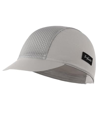 Zylioo Extra Large Cycling Cap,Big Size Biking Hat Under Helmet,Cycling Helmet Liner Breathable Sweat Uptake Gray - Image 1