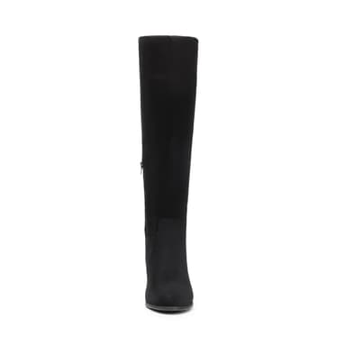 DREAM PAIRS Women's Chunky Heel Knee High Boots,Size 6.5,Black,MIDLEG - Image 9