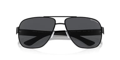 A|X ARMANI EXCHANGE Men's AX2012S Rectangular Sunglasses, Matte Black/Grey, 62 mm - Image 5