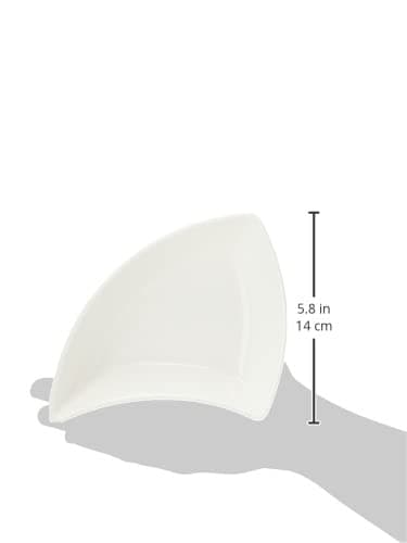 Villeroy & Boch New Wave Move 2 (Triangle Shape), 5.5 x 6 in, Premium Porcelain, White - Image 3