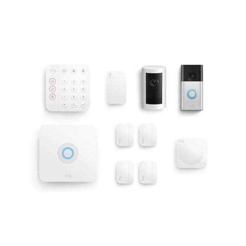 Ring Alarm 8-Piece Kit with Outdoor Cam Plus, Battery and Ring Battery Doorbell - Image 1