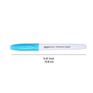 Amazon Basics Fine Tip Point Permanent Markers for Office, School, and Home Use, Assorted Colors, 24 Pack - Image 3