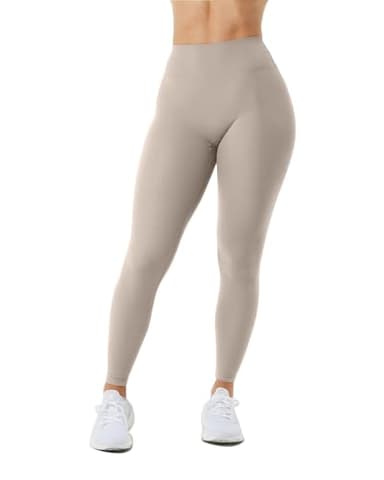 Unthewe High Waisted Butt Lifting Workout Gym Leggings for Women Buttery Soft Athletic Yoga Pants(U810-Carbon Dust-M) - Image 2