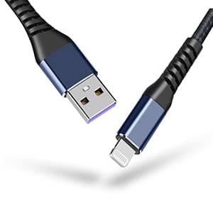 [ Apple Certified 2 Pack ] iPhone Charger 10 ft,Lightning Cable Long 10 Foot Cord, Fast Charging Cables for Apple iPhone 12/11/11Pro/11Max/ X/XS/XR/XS Max/8/7/6/5S/SE/iPad Mini Air (Blue) - Image 2