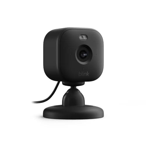 Blink Mini 2 — Home Security & Pet Camera(s) with HD video, color night view, motion detection, two-way audio, and built-in spotlight — 1 camera (Black) - Image 1