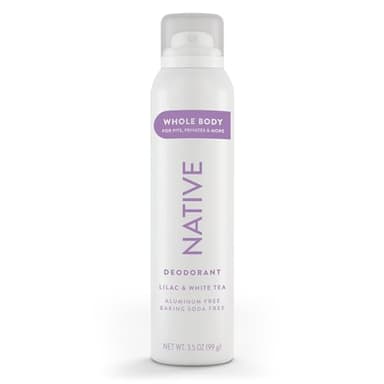 Native Whole Body Deodorant Spray Contains Naturally Derived Ingredients, Deodorant for Women & Men | 72 Hour Odor Protection, Aluminum Free with Coconut Oil and Shea Butter | Lilac & White Tea - Image 9