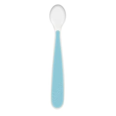 Chicco Easy Start Silicone Feeding Set | Dishes for Baby-Led Weaning | Suction Bowl | Adjustable Silicone Bib | Soft Silicone Spoon | BPA-Free | 3 Piece Set | 6m+ | Teal - Image 4