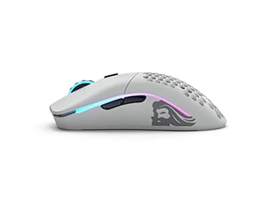 Glorious Model O Wireless Gaming Mouse - Superlight, 69g Honeycomb Design, RGB, Ambidextrous, Lag Free 2.4GHz Wireless, Up to 71 Hours Battery - Matte White - Image 3