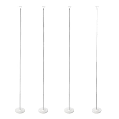 Voircoloria Balloon Stand Kit Set of 4, Adjustable Height Balloon Column Kit for Floor with Metal Telescopic Pillar for Table Graduation Birthday Baby Shower Gender Reveal Party Decorations - Image 1