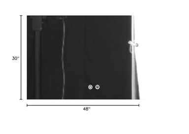 TETOTE 48 x 30 LED Backlit Bathroom Mirror with Light,3Color White/Warm/Natural,Anti-Fog Lighted Mirror,Dimmable,Vanity Mirror,Wall Mounted - Image 10