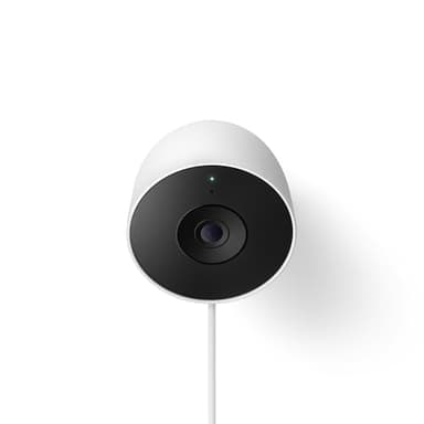 Google Nest Cam Outdoor (Wired, 2nd Gen) - Security Camera with 2K Video and Gemini, Night Vision, 2-Way Audio - Works with Google Home - 2025 Model - Snow - Image 2