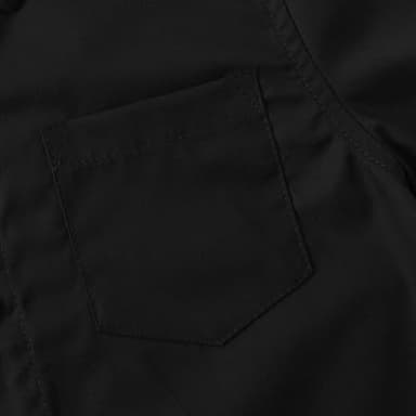 Spring&Gege Boys' Long Sleeve Dress Shirts Formal Uniform Poplin Solid, Black, U.S.Size 14 - Image 4