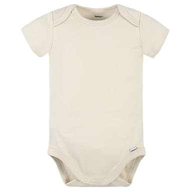 Gerber Baby 5 Pack Onesies Multi-Packs Bundle Interlock 180 gsm, Natural, 0-3 Months US - Image 2