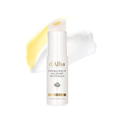 d'alba Piedmont Italian White Truffle Double Serum All-in-one Multi Balm, Vegan Skincare with Vitamin C and Vegan Collagen, 3-in-1 Anti Wrinkle, Eye Treatment, Dark Spot Remover - Image 1