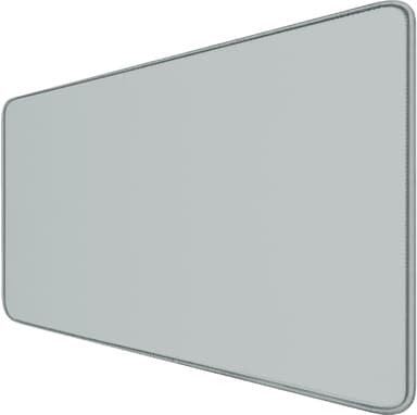 Large Gaming Mouse Pad with Stitched Edges, Durable Non-Slip Natural Rubber Base, Waterproof Computer Keyboard Pad Mat for Esports Pros/Gamer/Desktop/Office/Home - Grey - Image 1