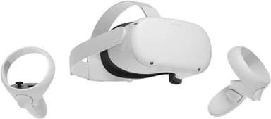 Oculus Quest 2 256GB Advanced All-in-One Virtual Reality VR Headset Set, White (Renewed) - Image 1