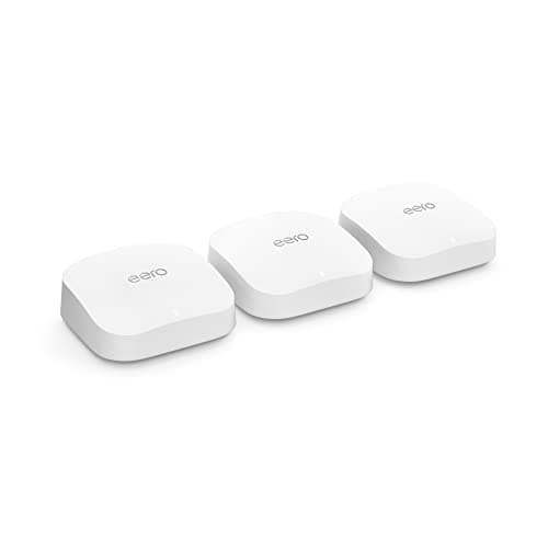 Like-New Amazon eero Pro 6E mesh wifi router (newest model) - Supports internet plans up to 2.5 Gbps, Coverage up to 6,000 sq. ft., Connect 100+ devices, 3-pack - Image 1